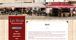 Desktop Screenshot of barrestaurantelosarcos.com