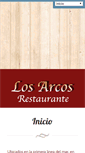 Mobile Screenshot of barrestaurantelosarcos.com